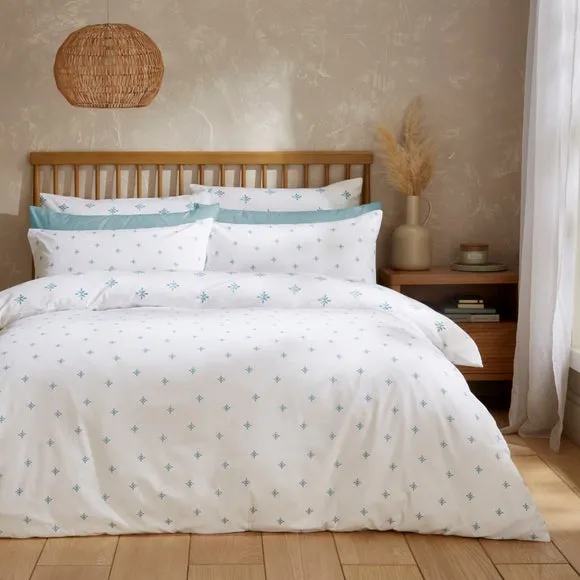 Zarah Motif 100% Cotton Duvet Cover & Pillowcase Set 3