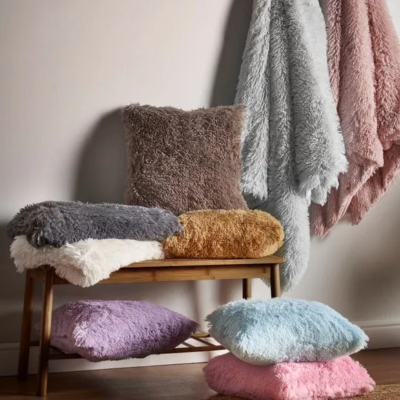 Catherine Lansfield Cuddly Square Cushion 5