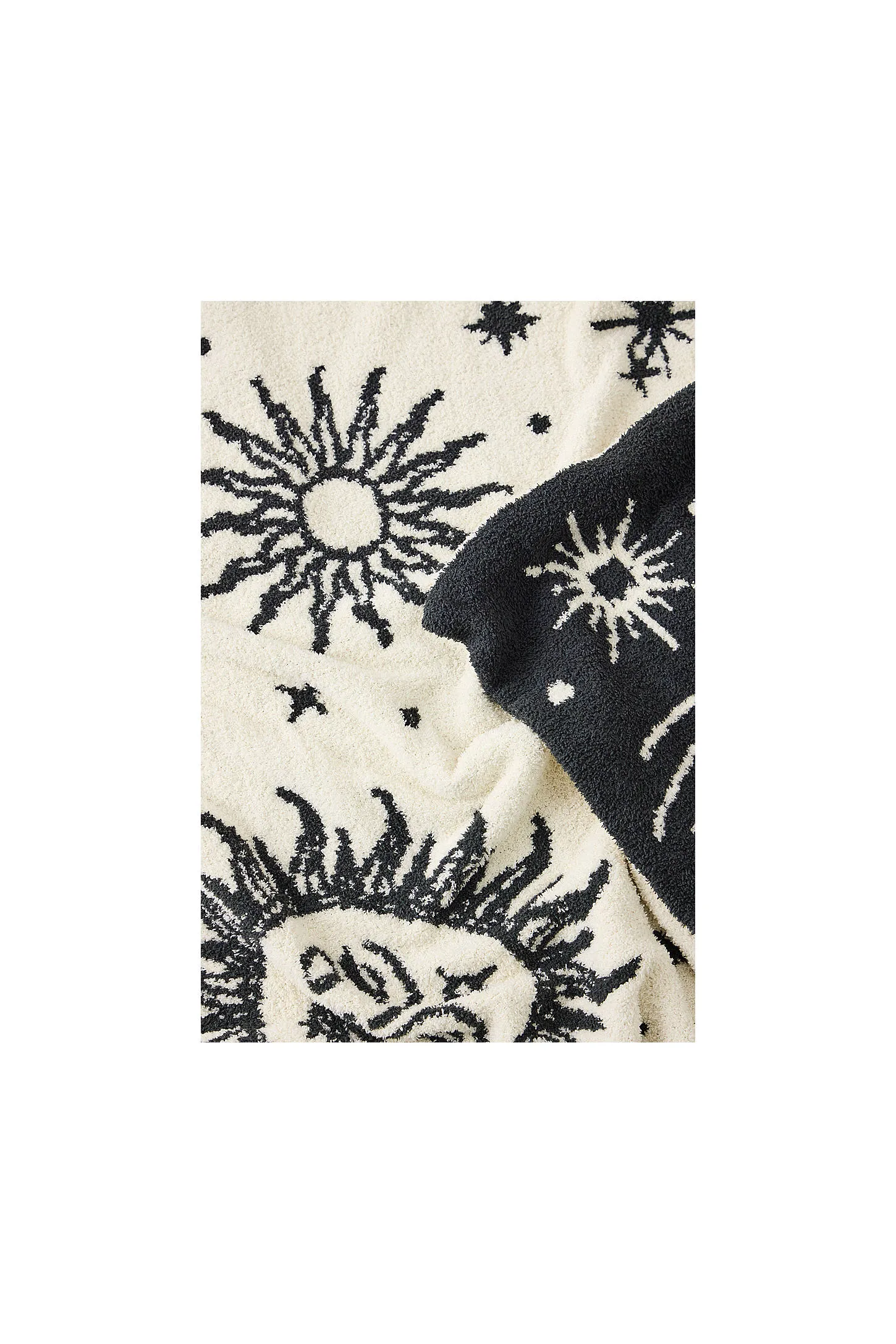 UO Celestial Cloud Throw - Black/White ALL 2