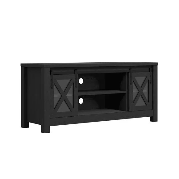 Clover TV Unit for TVs up to 55", Black Glass 3
