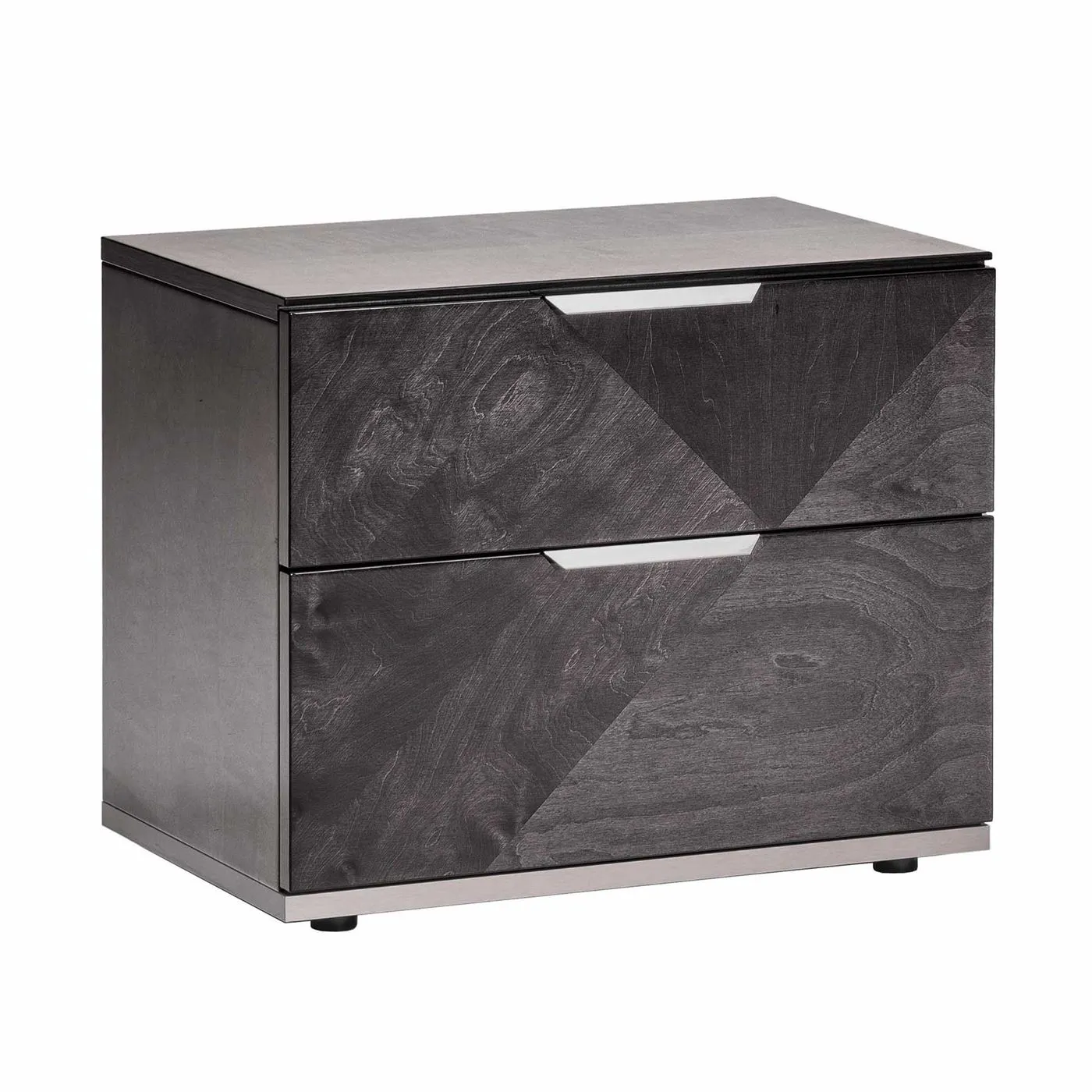 Silva Bedside, Dark Birch High Gloss