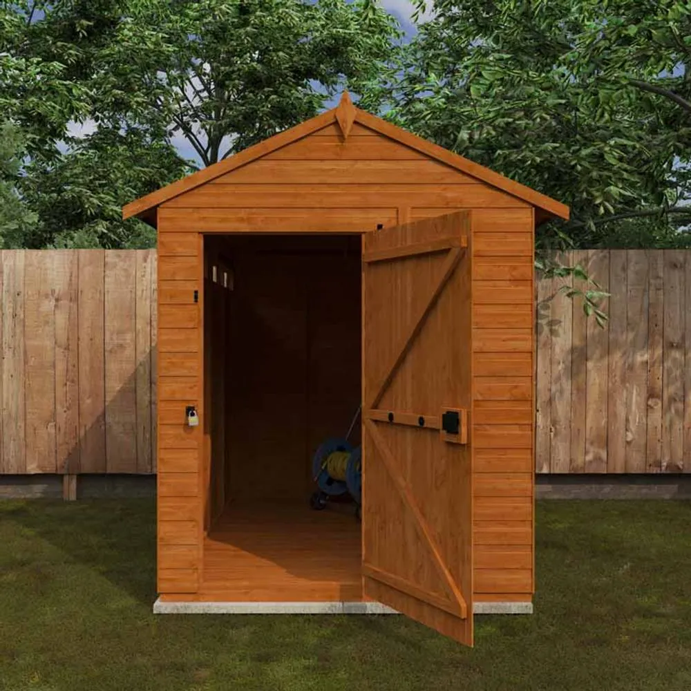 Buttercup Farm 8x6 Flex Apex Security 12mm Flex - L238.8 x W175 x H23.32 cm in Burnt Orange 6