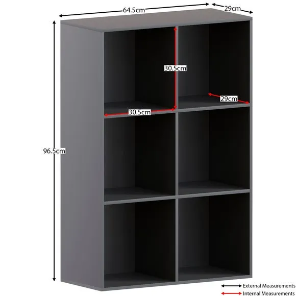 Vida Designs Durham 2x3 Cube Storage Unit 2