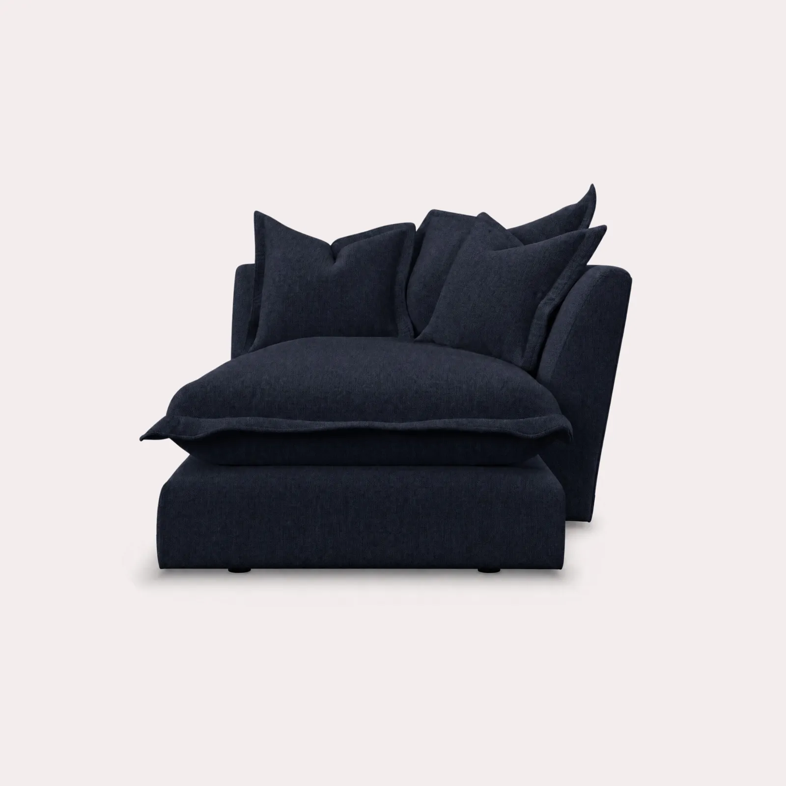 Odyssey Chaise With 1 Arm Right, Navy Fabric | Barker & Stonehouse 1