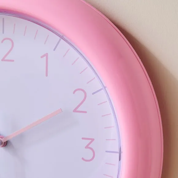 Charlie Round Plastic Wall Clock 2