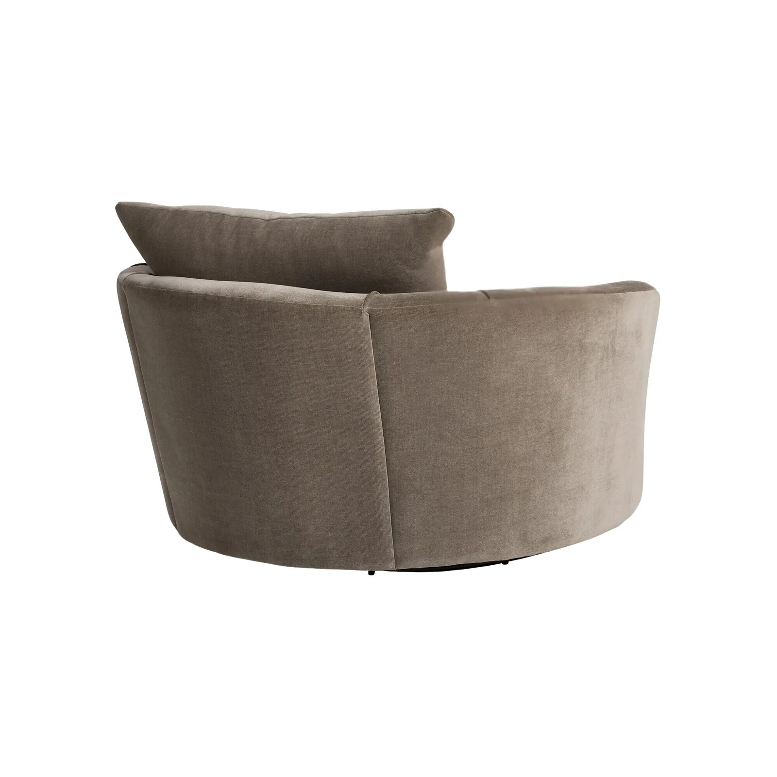 Floyd Cuddler Swivel Armchair With Foam Fabric | Barker & Stonehouse 3