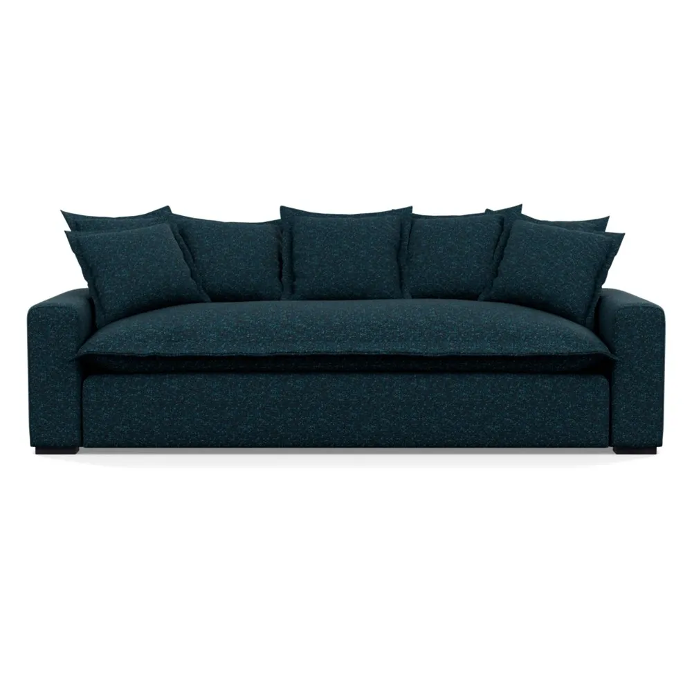 Heal's Brompton 4 Seater Sofa Brecon Ink Black Feet