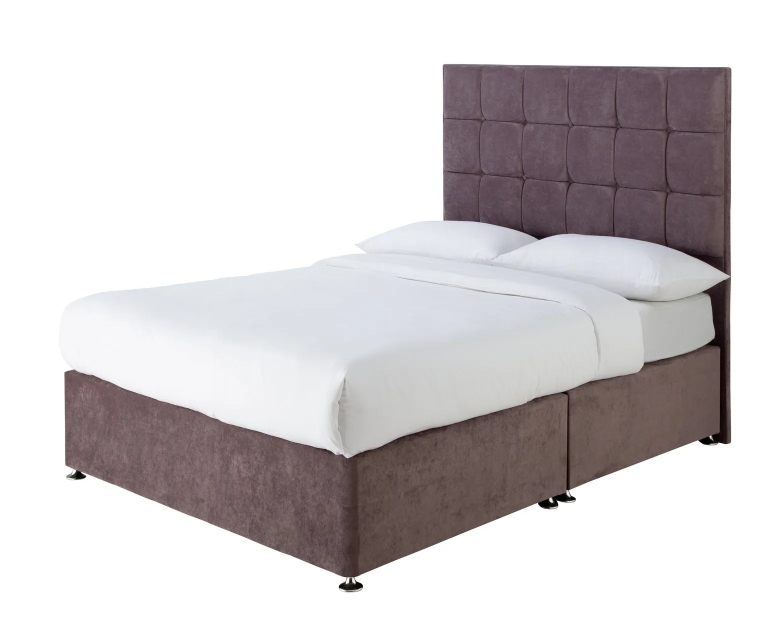 Forty Winks 1500 Pocket Gel Kingsize Divan - Mauve