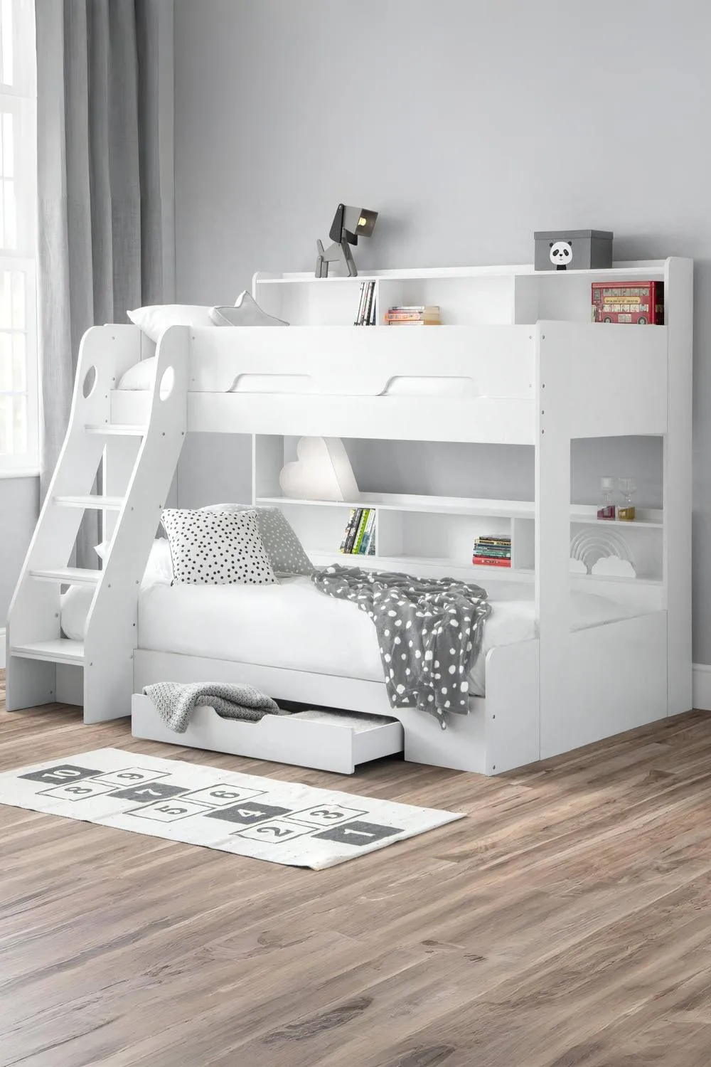 Julian Bowen Orion Triple Sleeper Bunk Bed in White