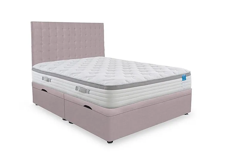 Hybrid 360 Side Lift Ottoman Divan Set - King Size - Plush Lilac