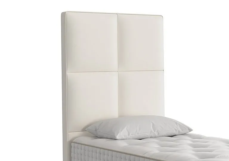 Atlas Floor Standing Headboard - Single - Gem Cream