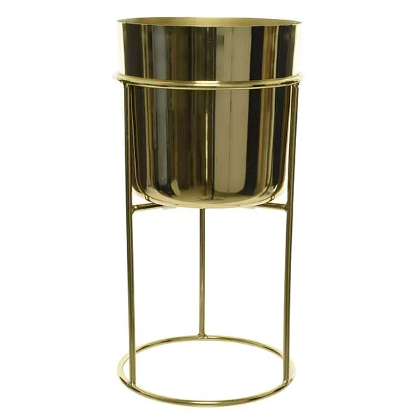Gold Plant Stand