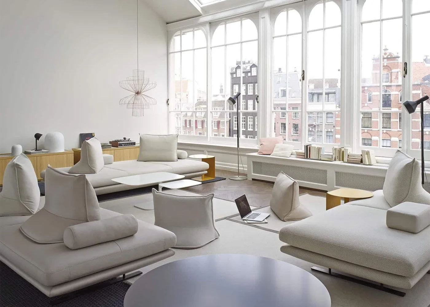 Ligne Roset Prado Medium Settee Alcantara Aubusson 2