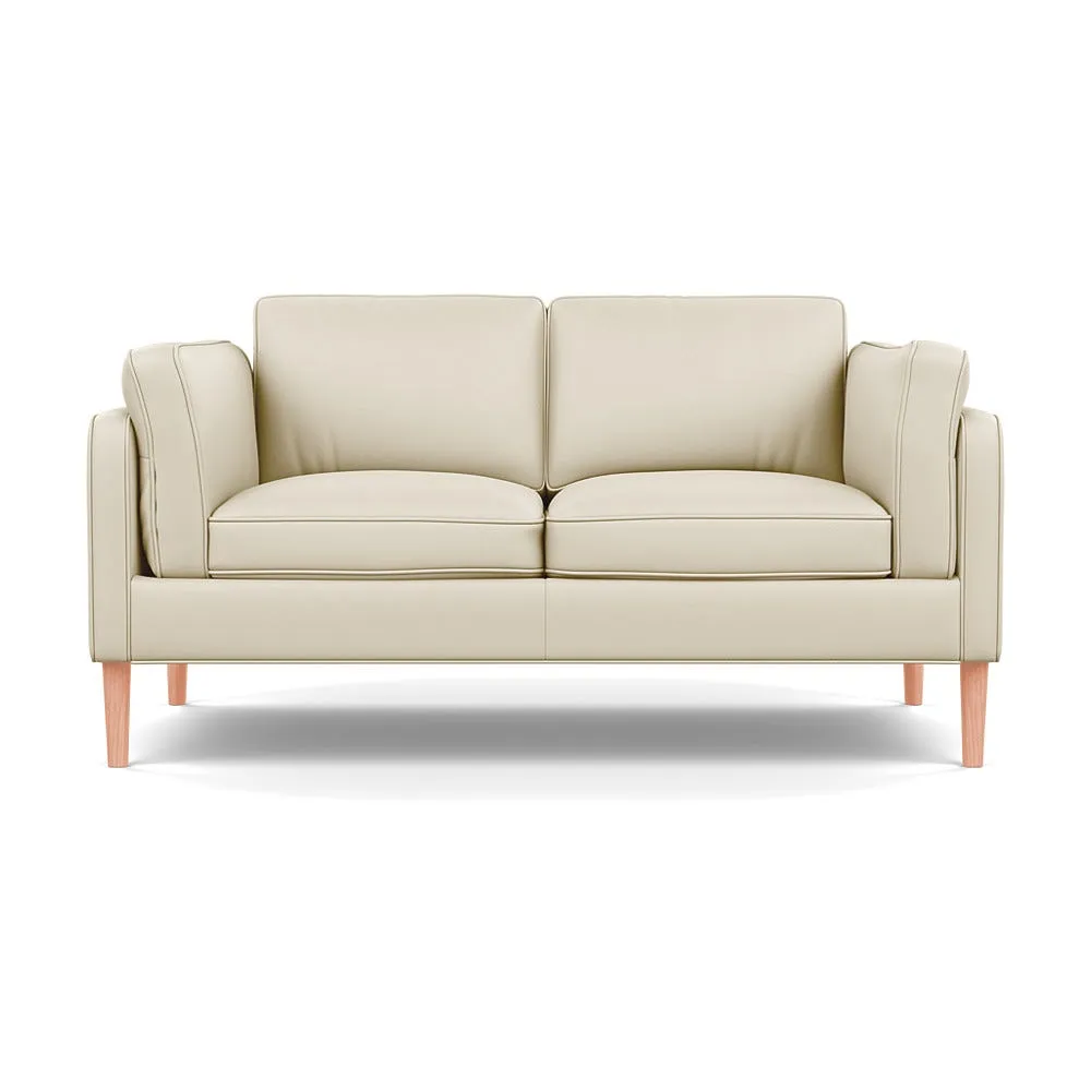 Heal's Sonno 2 Str Sofa Grain Leather Storm 006 Natural Feet 1