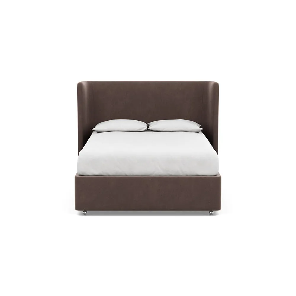 Heal's Deep Divan King Smart Velvet Mouse None