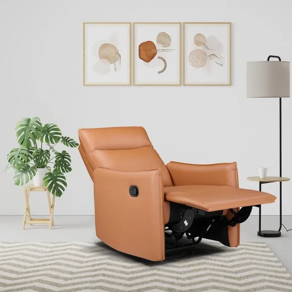 Lugo Faux Leather Manual Recliner Armchair 2