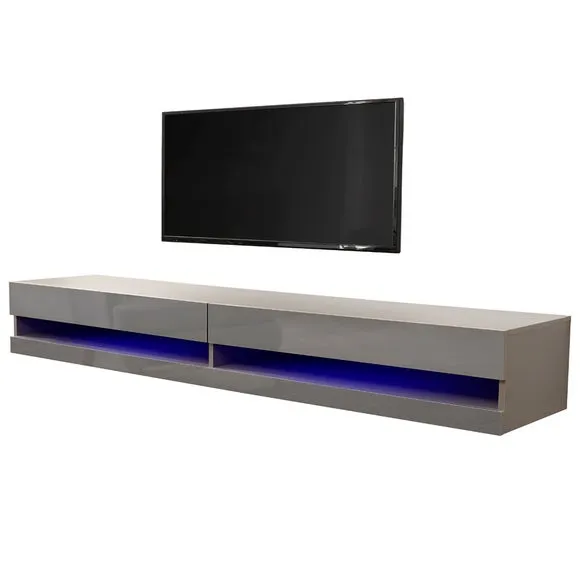 Galicia Wide TV Unit with Shelving for TVs up to 65" 5