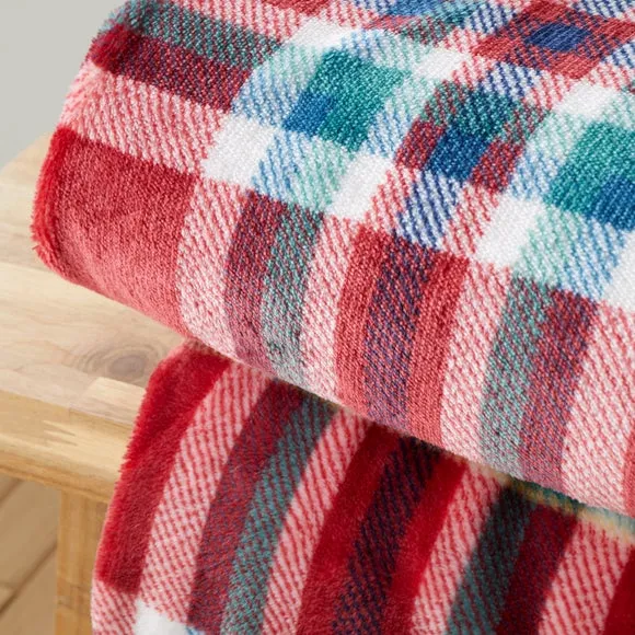 Catherine Lansfield Kelso Check Throw Blanket 130cm x 170cm 4