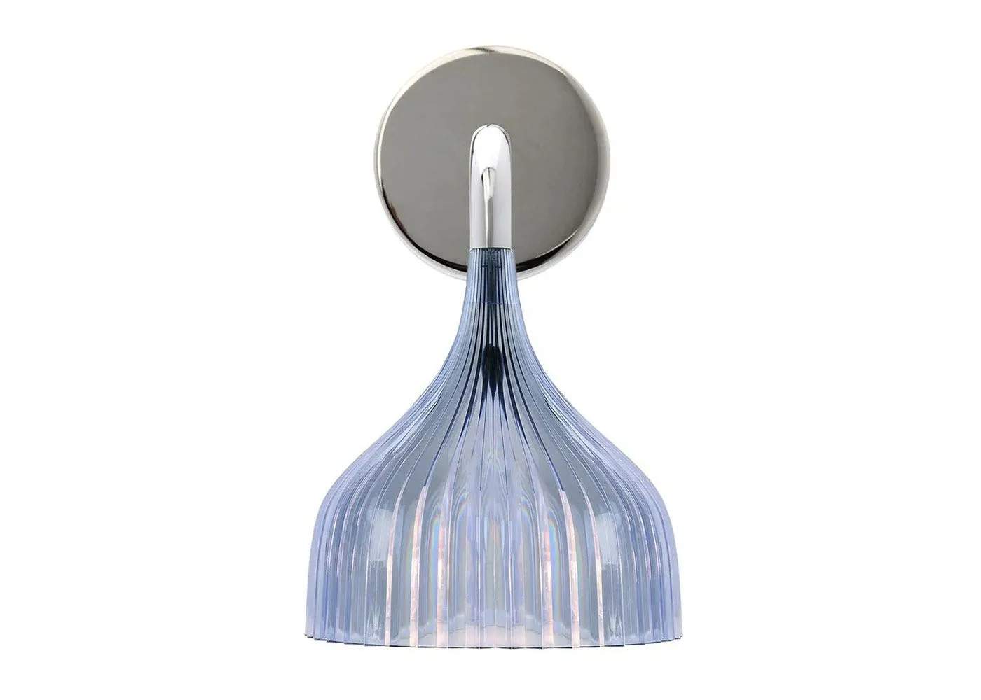 Kartell E' Wall Light Transparent Blue 1