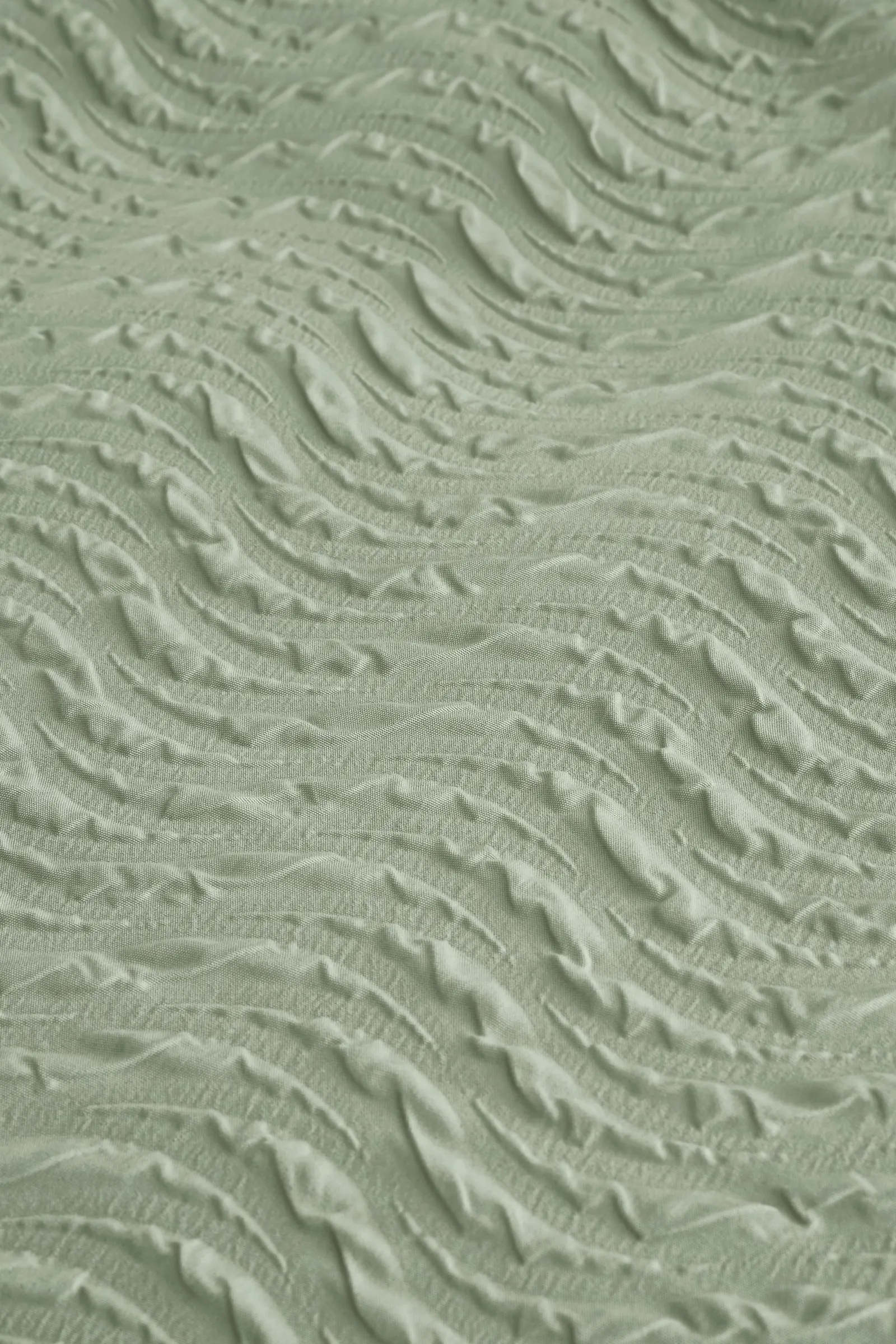 Catherine Lansfield 'Heatset Wave' Duvet Cover Set in Mint 4