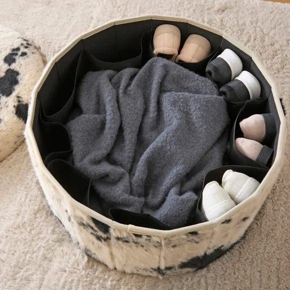 Cow Print Ottoman 2