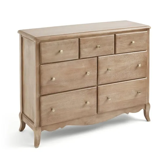 Giselle 7 Drawer Chest, Mango Wood 6