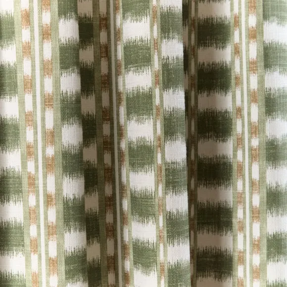 Avis Stripe Pencil Pleat Curtains 3