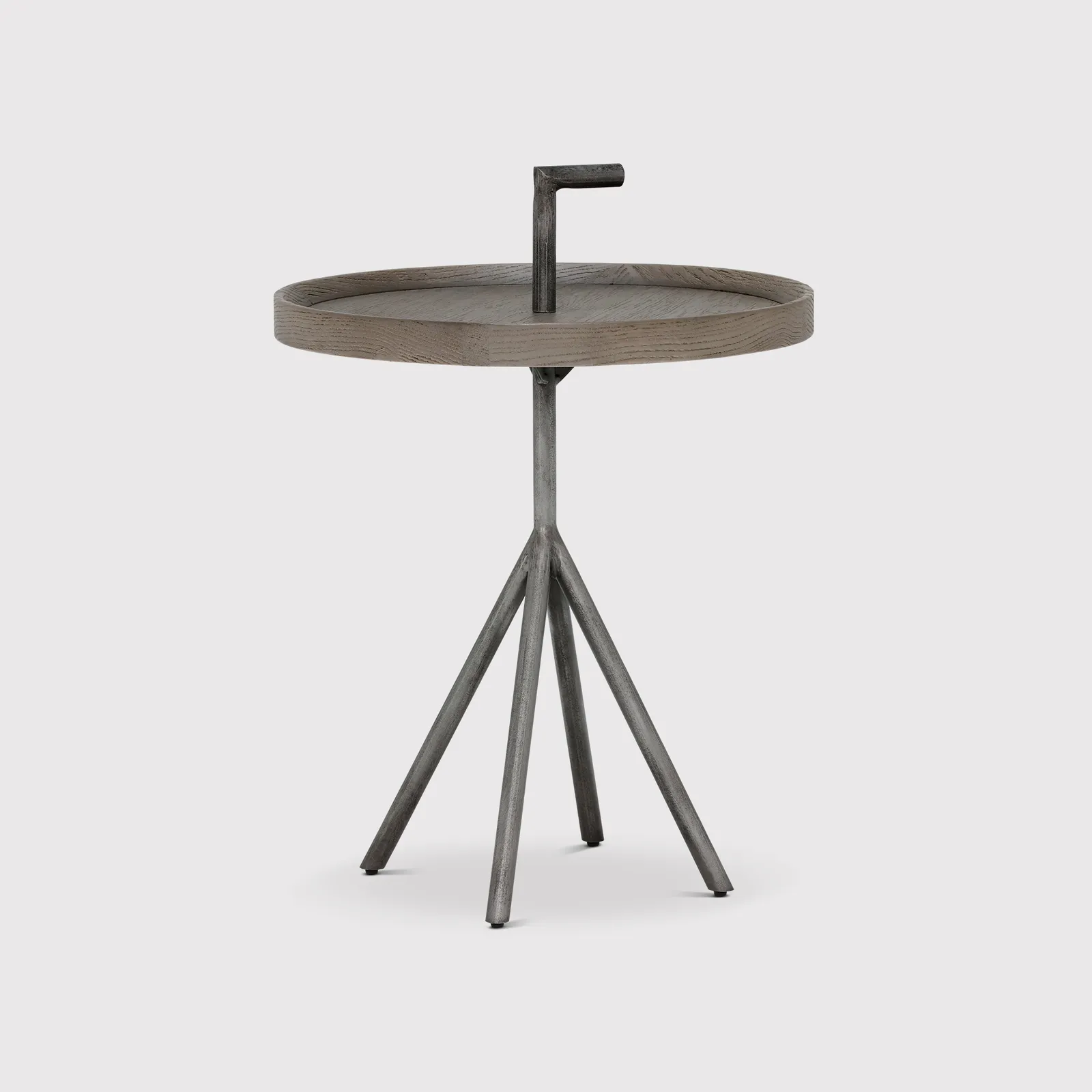 Pamber Round Side Table 45x60cm, Brown | Barker & Stonehouse