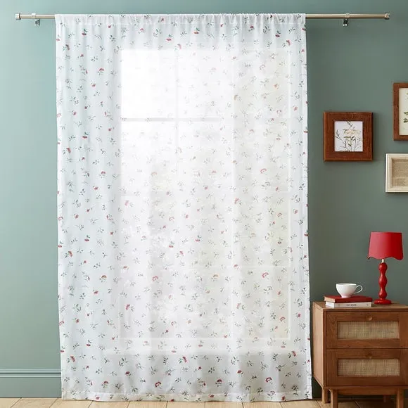 Margo Floral Slot Top Voile Panel 4
