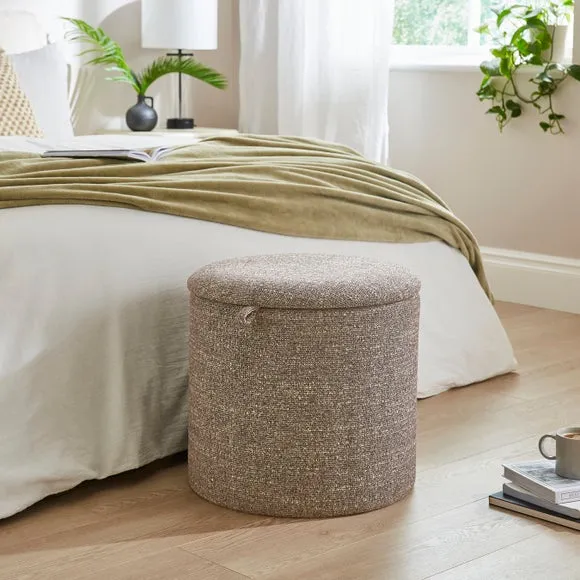 Multi Tonal Round Ottoman 1