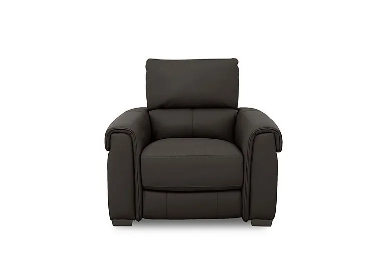 Nixon Leather Chair - Dark Chocolate