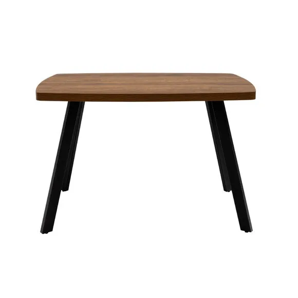 Panama Rectangular 4 Seater Dining Table, Dark Oak 2