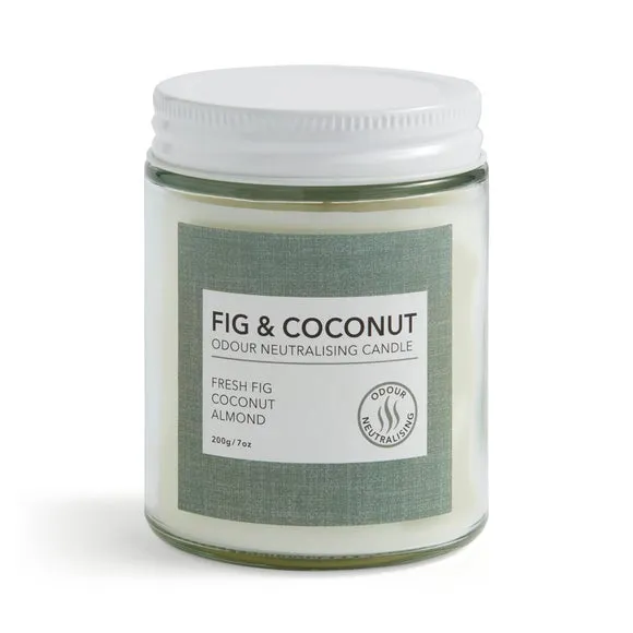 Odour Neutralising Fig and Coconut Candle 3