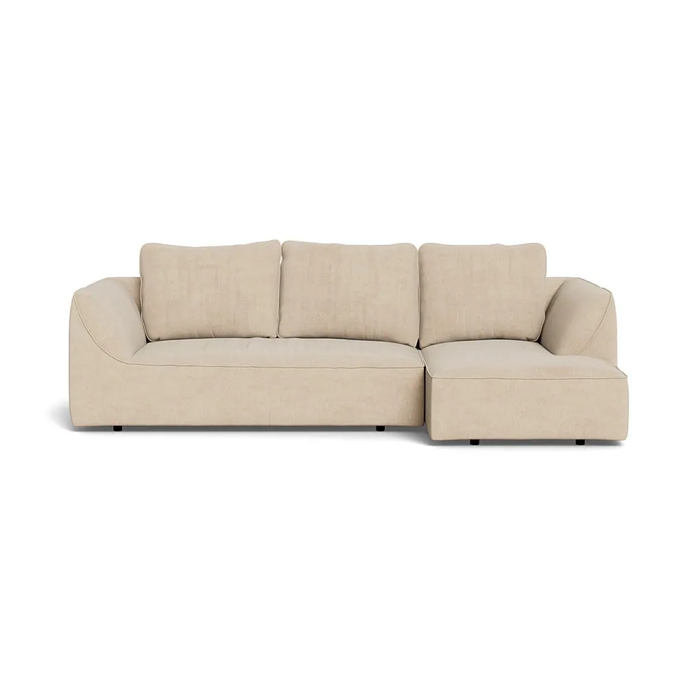 Heal's Morven Right Hand Facing Corner Chaise Sofa Brushed Cotton Oat 1