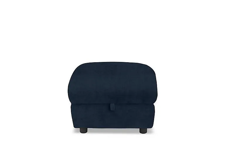 Raven Fabric Storage Footstool - Opulence Royal