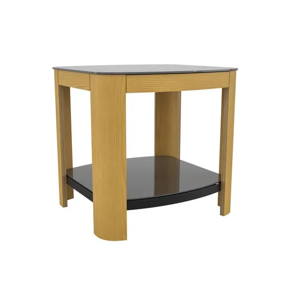Affinity Real Curved Side Table, Wood 2