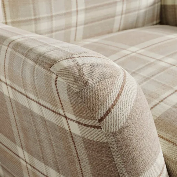 Charnwood Check Occasional Armchair 3