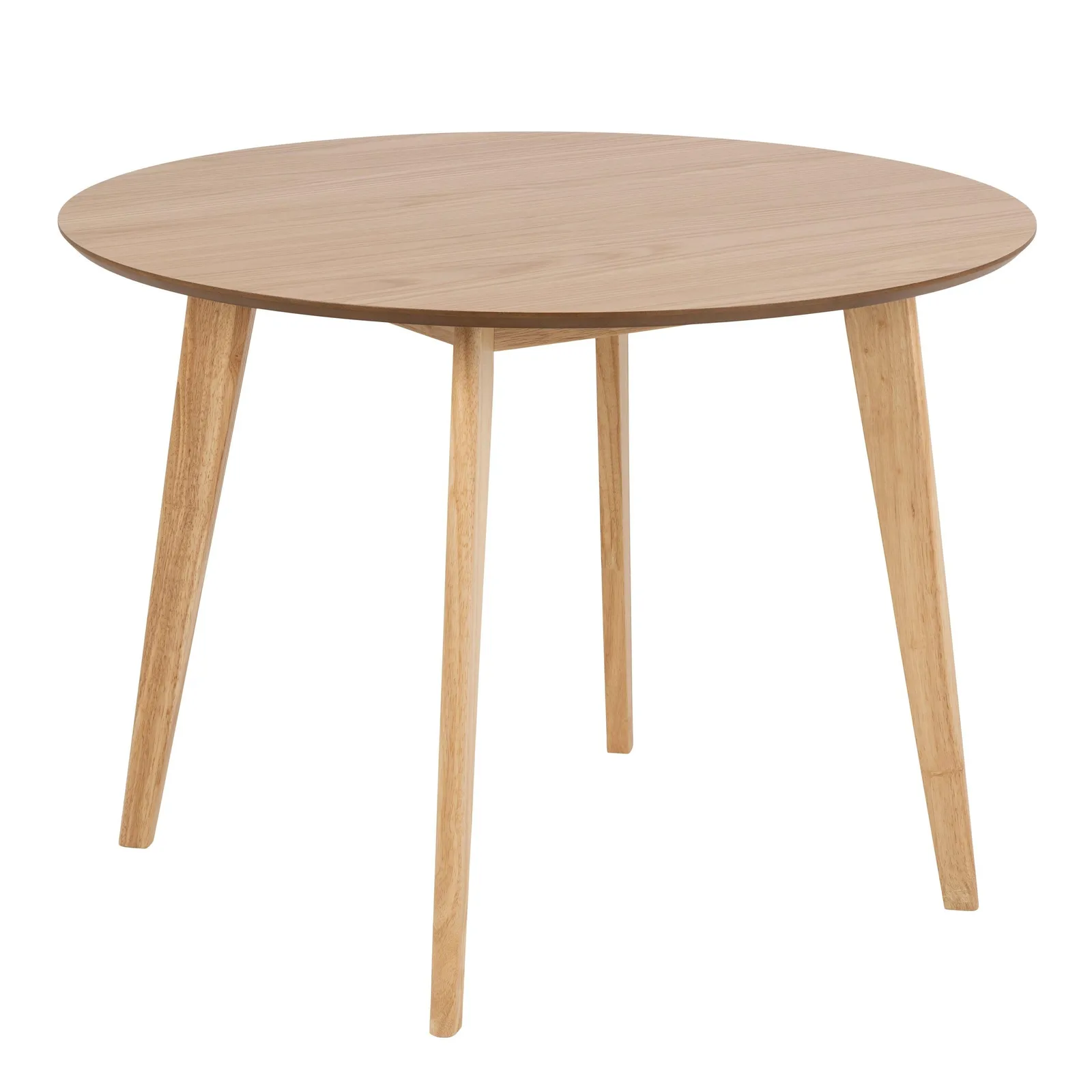 Furniture To Go Roxby Round Dining Table in Oak 105x76cm in Light Oak