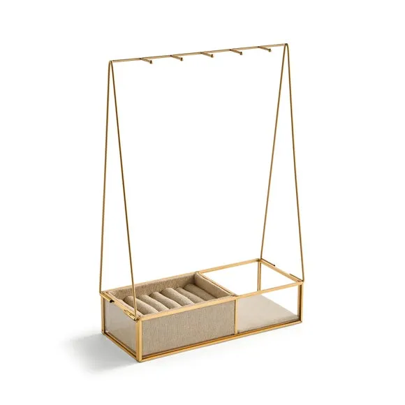 Metal & Glass Jewellery Stand 3