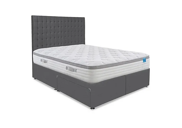 Hybrid 360 Divan Set - Super King - Plush Dark Grey