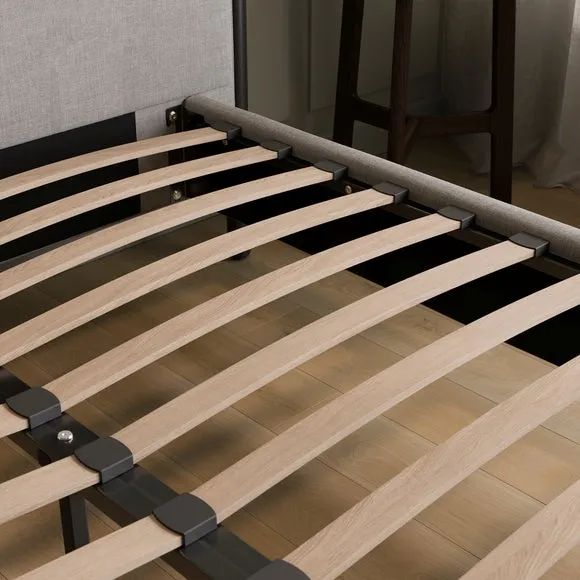 Kipton Chenille Bed Frame 4