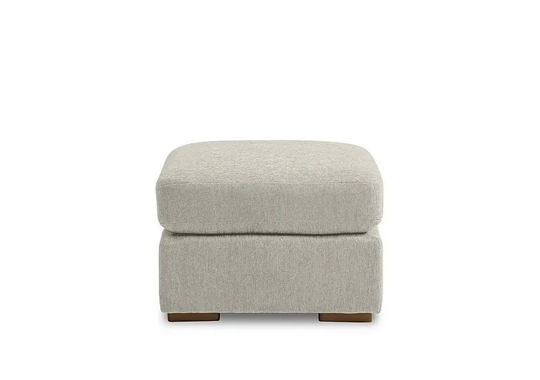 Emilia Rectangular Fabric Footstool - Living Room Furniture - In Time for Christmas