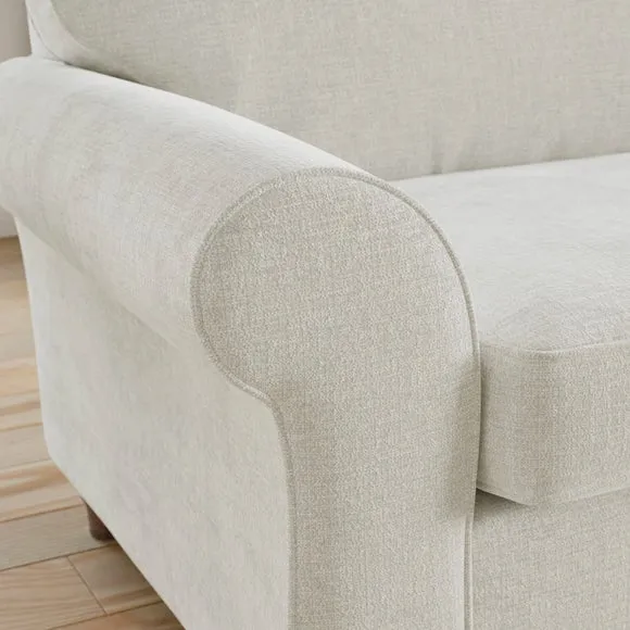 Flori Chenille Soft Texture 4 Seater Sofa 4