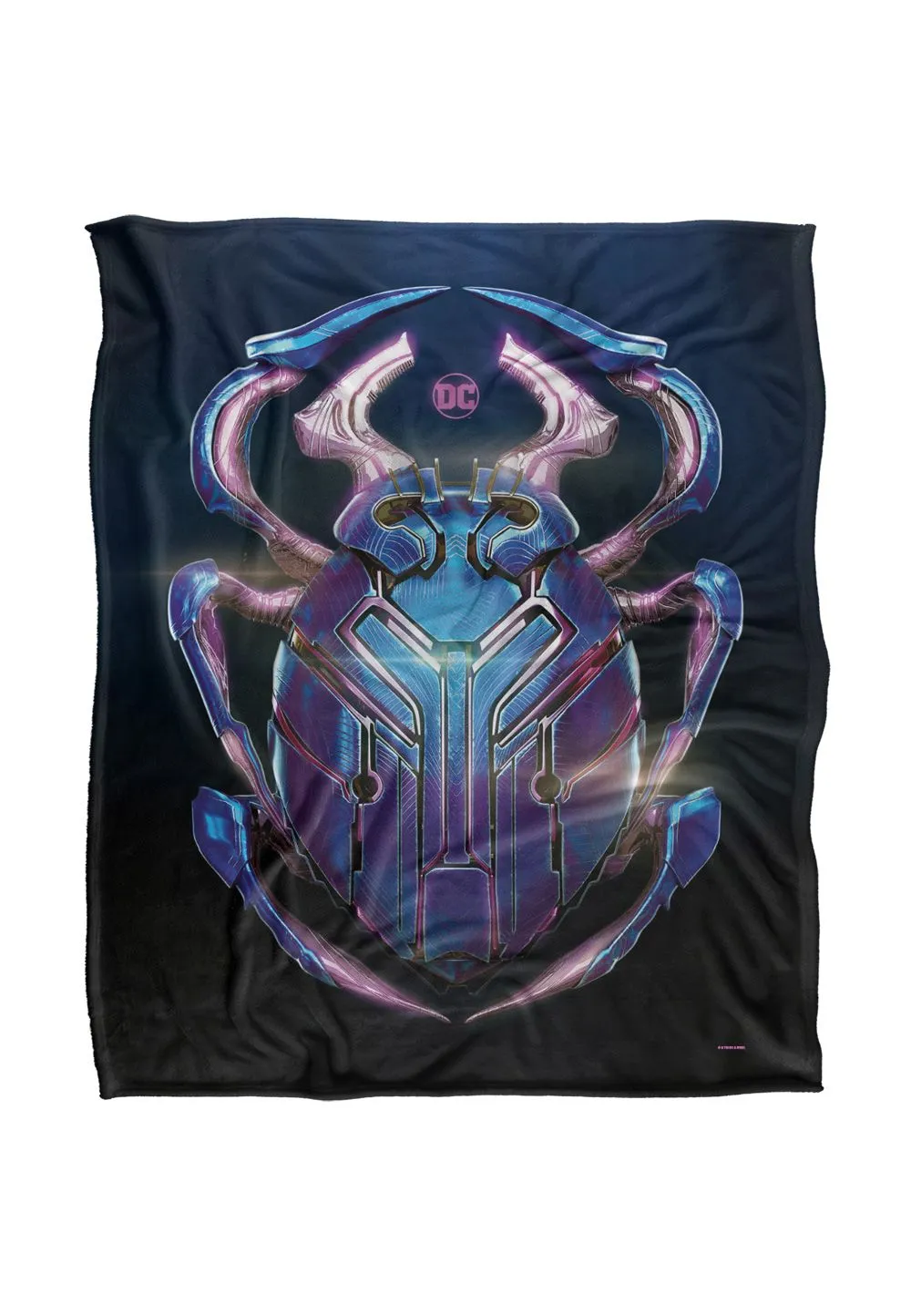 Blue Beetle (2023) Blanket, 152x127 cm Beetle Movie Logo Silky Touch Super Soft Throw Blanket in White