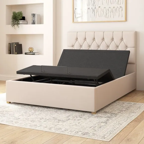 Olivier Eire Linen Adjustable Bed 4