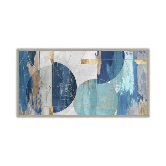 Floating Forms Framed Canvas 2