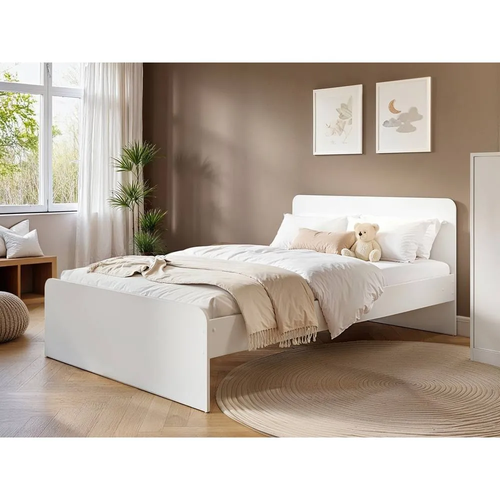 Flair Wizard Small Double Bed Frame in White 1
