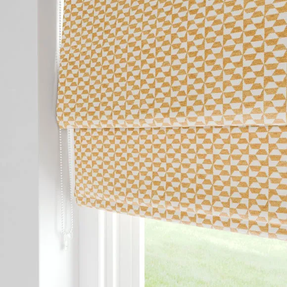 Geo Checkerboard Roman Blind 4