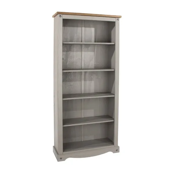 Corona Tall Bookcase, Grey 2