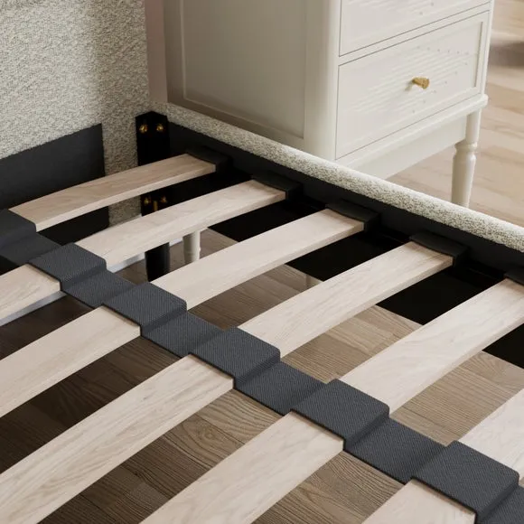 Boucle Petal Bed Frame 4